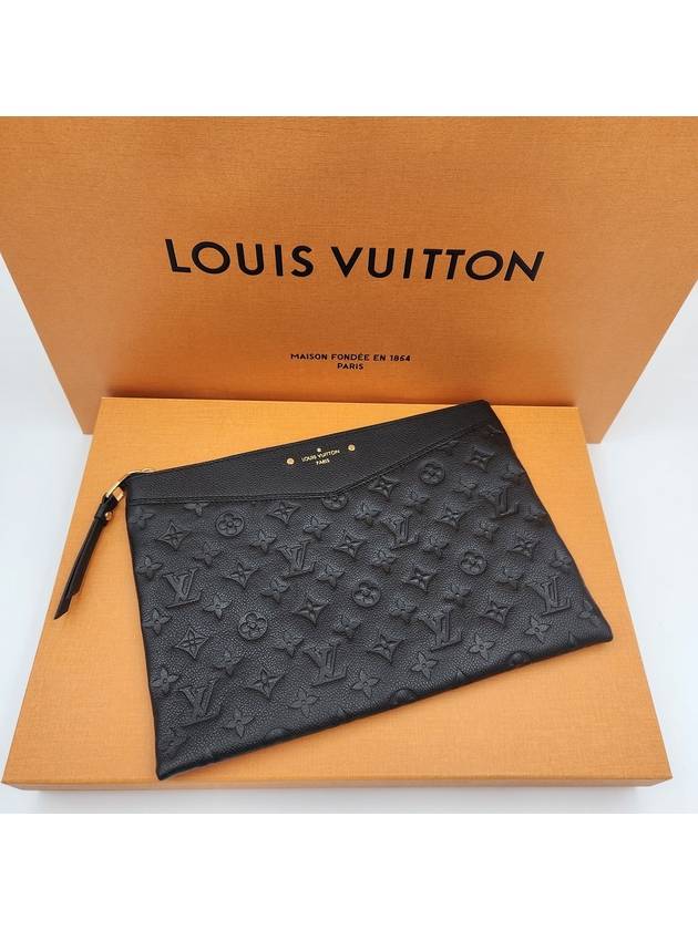 Monogram Daily Empreinte Pouch Bag Black - LOUIS VUITTON - BALAAN 4