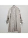 24SS The Cube TITRENCH Tea Trench Water Repellent Trench Coat Ecru 2419021014600 002 - MAX MARA - BALAAN 3