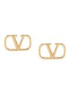 V logo Earings Gold - VALENTINO - BALAAN 1