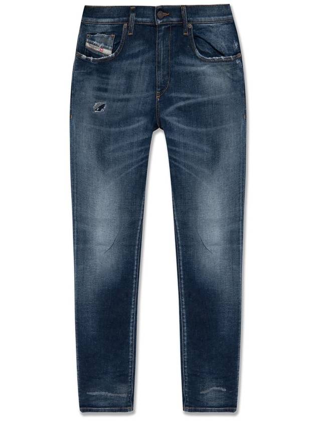 2019 D-Strukt Slim Jeans Light Blue - DIESEL - BALAAN 2