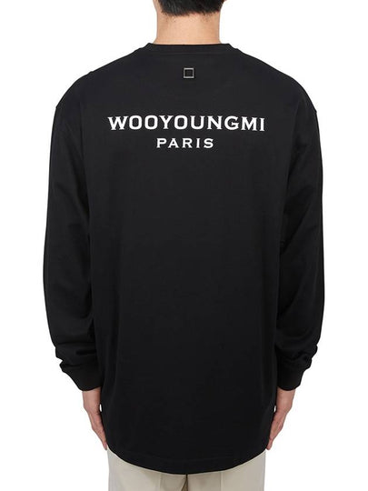 Back logo long sleeve t shirt black - WOOYOUNGMI - BALAAN 2