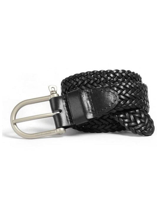 FE Manil2 leather belt noir black - BLEU DE CHAUFFE - BALAAN 2