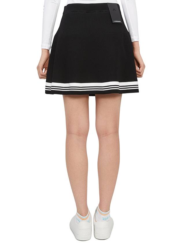 Women's Frida Striped Knit Skirt Black - J.LINDEBERG - BALAAN 7