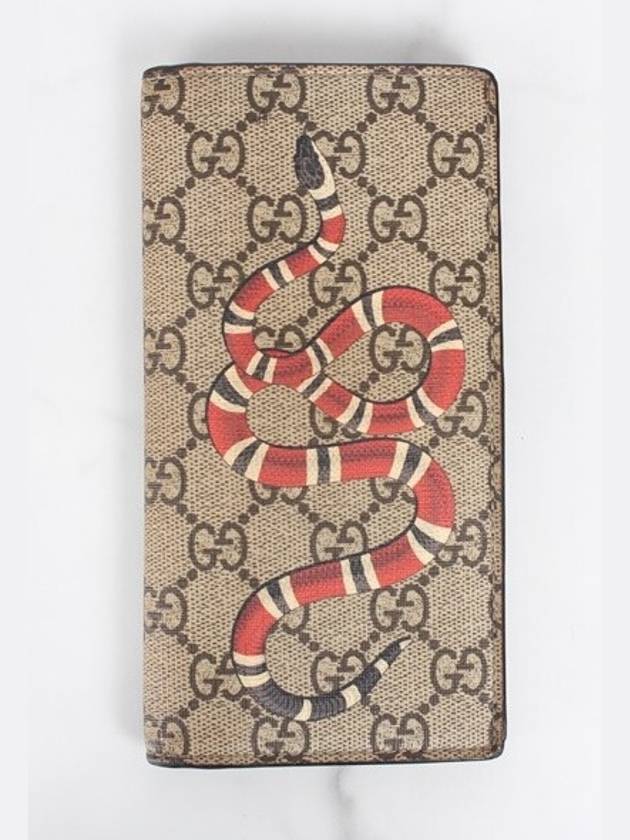 Snake long wallet beige - GUCCI - BALAAN 3