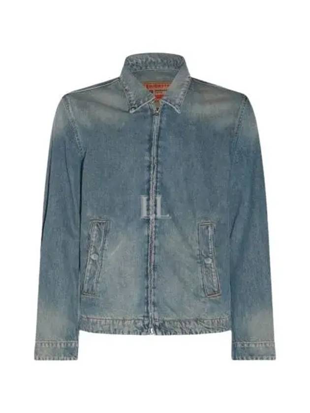 D Rohe Denim Jacket Light Blue - DIESEL - BALAAN 2