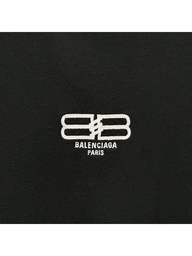 BB Logo Sweatshirt Black - BALENCIAGA - BALAAN 5