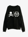 Men s Sweatshirt Black MJO0575 PJO002N 0201 J 12 - PHILIPP PLEIN - BALAAN 1