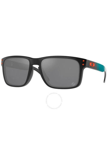 Oakley Holbrook Miami Dolphins Prizm Black Rectangular Men's Sunglasses OO9102 9102S1 55 - OAKLEY - BALAAN 1