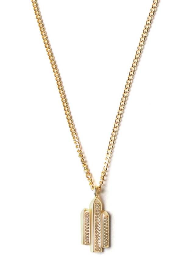 Midnight Sky Scraper Necklace Gold - GAMAN - BALAAN 2