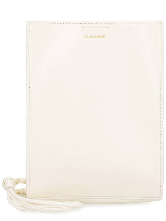 Tangle Smooth Leather Small Cross Bag White - JIL SANDER - BALAAN 2