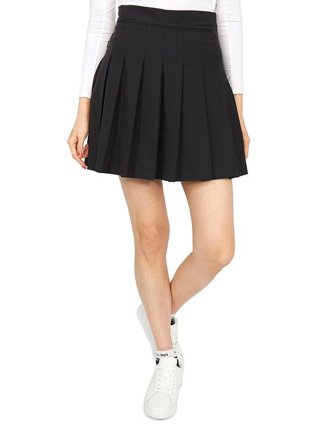 Women's Adina Golf Skirt Skirt Black - J.LINDEBERG - BALAAN 6