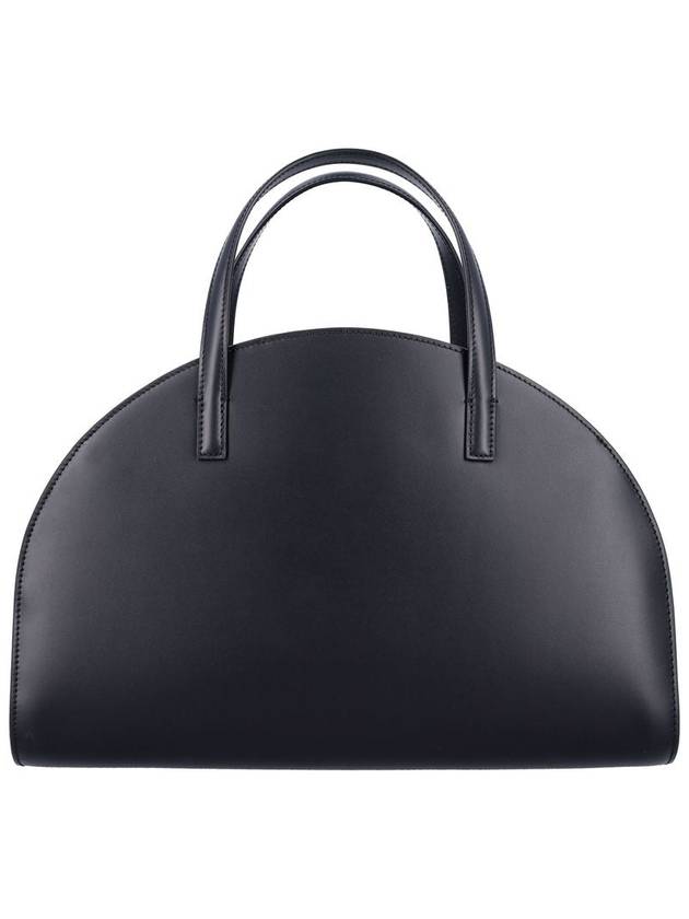 Demi Lune Logo Stamp Tote Bag Black - A.P.C. - BALAAN 5