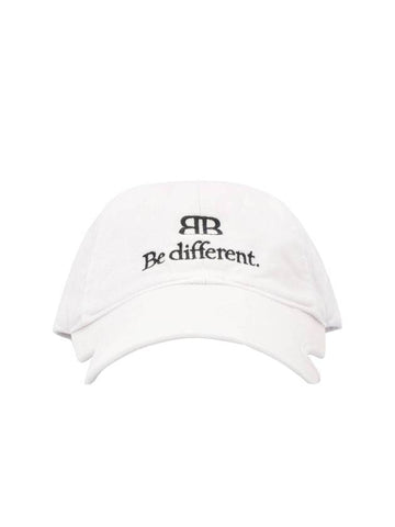 Logo Cotton Ball Cap White - BALENCIAGA - BALAAN 1