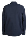 Logo Patch Cotton Long Sleeve Shirt Navy - CP COMPANY - BALAAN 4