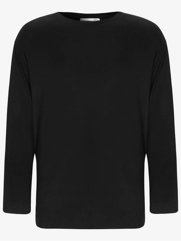 Cotton Tencel Back Point Long Sleeve T Shirt - RS9SEOUL - BALAAN 4