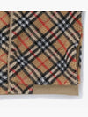 Kids Vintage Check Hooded Fleece Jacket Archive Beige - BURBERRY - BALAAN 4