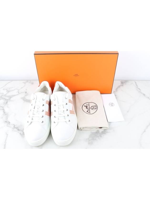 Avantage H sneakers orange 42 270 - HERMES - BALAAN 2