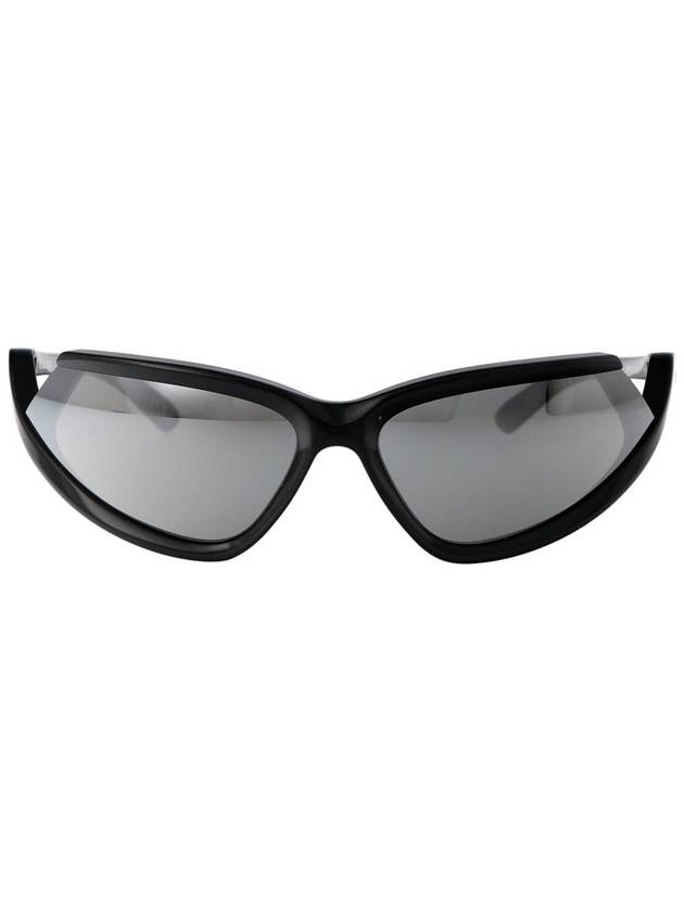 Eyewear Side Expand Mirror Oval Frame Sunglasses - BALENCIAGA - BALAAN 2