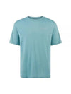 Men's Narfi Short Sleeve T-Shirt Mineral Blue - KLATTERMUSEN - BALAAN 2