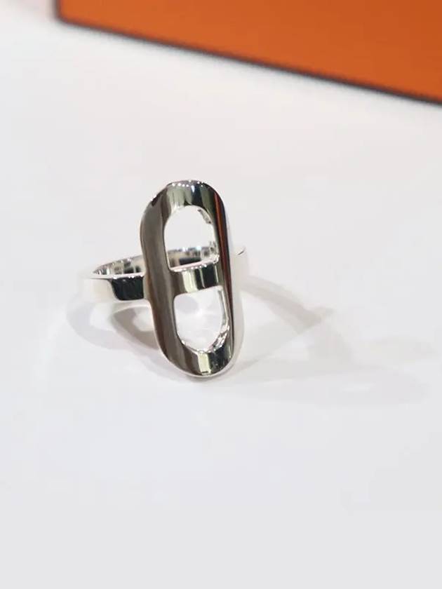 Ever Chaine Ring Silver - HERMES - BALAAN 3