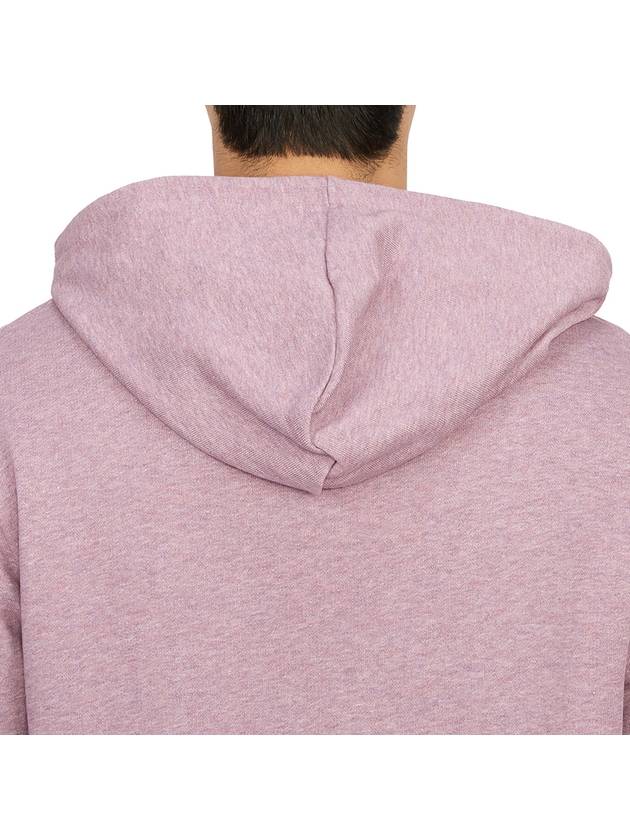 Logo Print Drawstring Hoodie Purple - A.P.C. - BALAAN 8