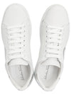 Number Gancini Low Top Sneakers White Silver - SALVATORE FERRAGAMO - BALAAN 3