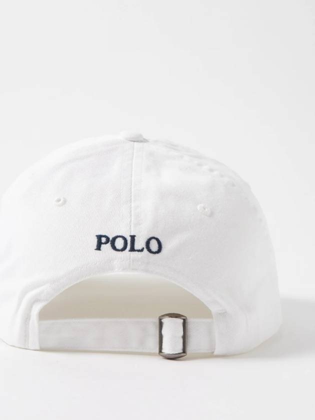 Embroidered Pony Ball Cap White - POLO RALPH LAUREN - BALAAN 3