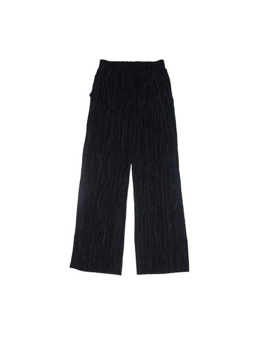 Wide Banding Pleated Pants Black - FOREEDCLUB - BALAAN 2