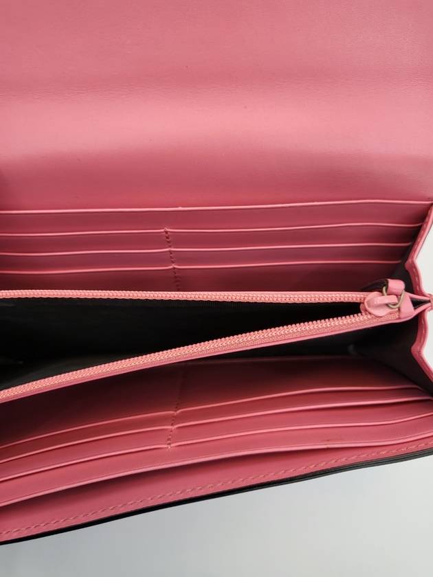 Cima Signature Pink Long Wallet 388679 - GUCCI - BALAAN 8