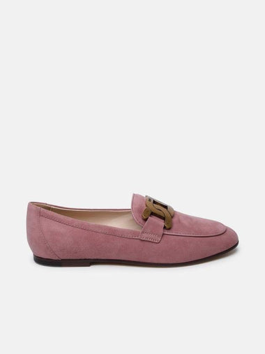 Women's Kate Suede Loafers Pink - TOD'S - BALAAN 1