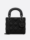 Lady Ultra Matte Cannage Calfskin Mini Bag Black - DIOR - BALAAN 2