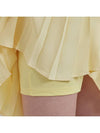 Golf Wear Uncut Chiffon Pleated Skirt Lemon - J JANE - BALAAN 6