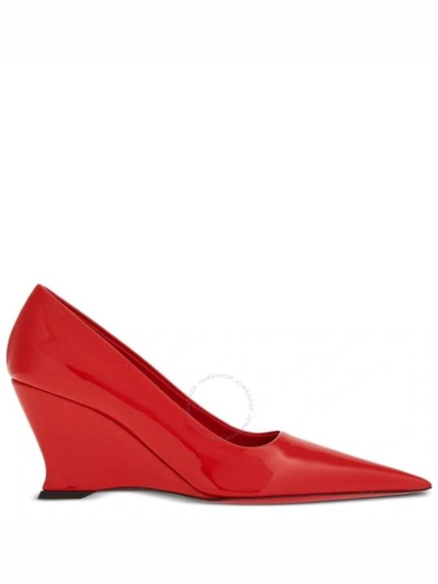 Ferragamo Ladies Red Viola Wedge-Heeled Pumps, Size 7 - SALVATORE FERRAGAMO - BALAAN 1