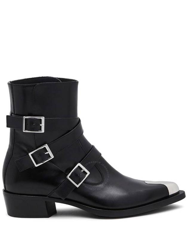 23 fw Buckle Leather Ankle Boots 750381WIDY11081 B0710436667 - ALEXANDER MCQUEEN - BALAAN 2