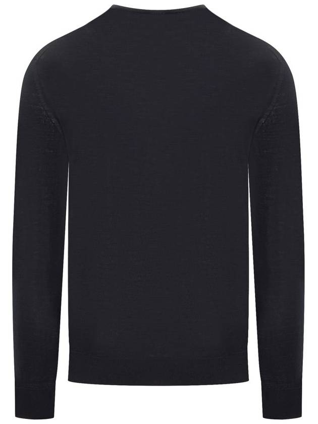 wool knit top black - ERMENEGILDO ZEGNA - BALAAN 3