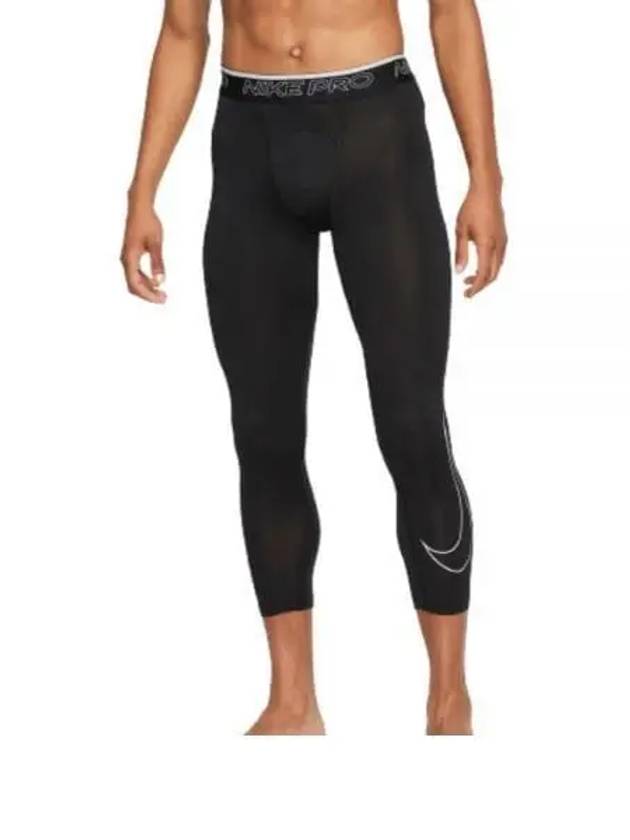 Men's Pro Dri Fit 3 Leggings Black - NIKE - BALAAN 2