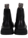 Buffalo Smooth Calfskin Lace-Up Ankle Boot Black - DIOR - BALAAN 5