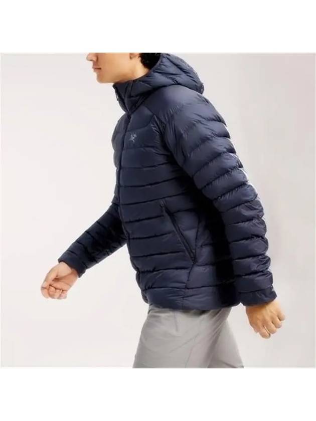 Cerium Logo Hooded Padding Navy - ARC'TERYX - BALAAN 4