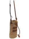 Embroidered Logo Crochet Bucket Bag Beige - MIU MIU - BALAAN 4