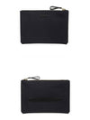 120H0419T TCN005 C5901 Logo embroidery hammered Berkeley canvas medium clutch dark navy bag TJ - TOM FORD - BALAAN 4