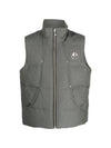 Logo Montreal Padded Vest Green - MOOSE KNUCKLES - BALAAN 1