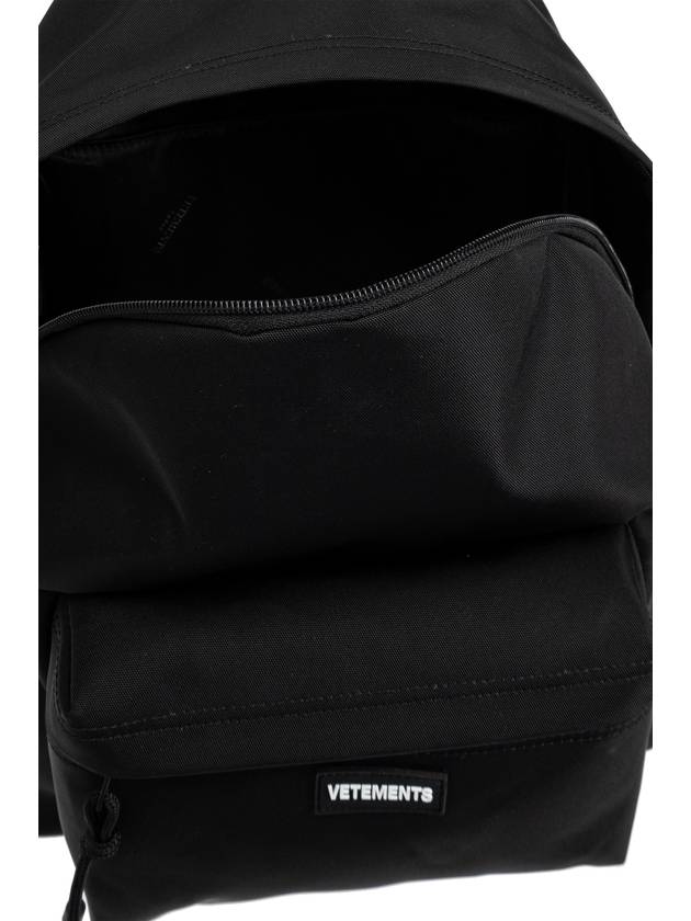 VETEMENTS Backpack With Logo, Unisex, Black - VETEMENTS - BALAAN 6