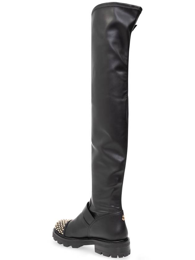 Jimmy Choo ‘Biker II’ Leather Boots, Women's, Black - JIMMY CHOO - BALAAN 5