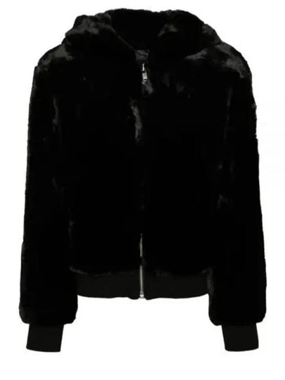 Portland Bunny Fur Jacket Black - MOOSE KNUCKLES - BALAAN 2