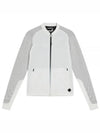 Men's Rosa Hybrid Knit Zip-up Jacket White - J.LINDEBERG - BALAAN 2