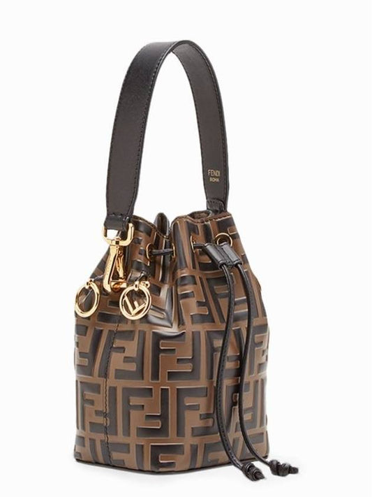 Fendi Mondrezo Brown Leather Mini Bag 8BS010A659F13VK - PRADA - BALAAN 2