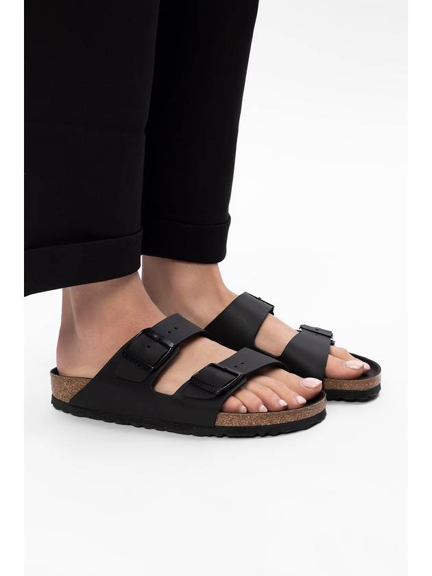 Arizona Double Buckle Slippers Black - BIRKENSTOCK - BALAAN 3