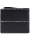 Men's Bi-Fold Stitch Half Wallet Black - TOD'S - BALAAN 5