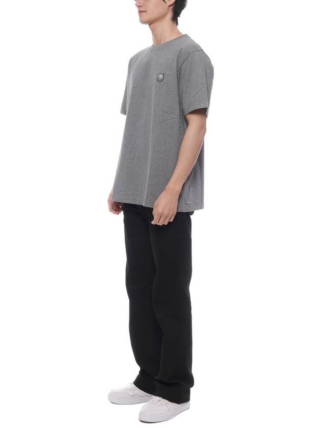 Bold Fox Head Patch Comfort Short Sleeve T-Shirt Grey - MAISON KITSUNE - BALAAN 5