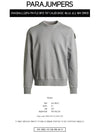 Caleb Basic Logo Patch Sweatshirt Grey - PARAJUMPERS - BALAAN 3